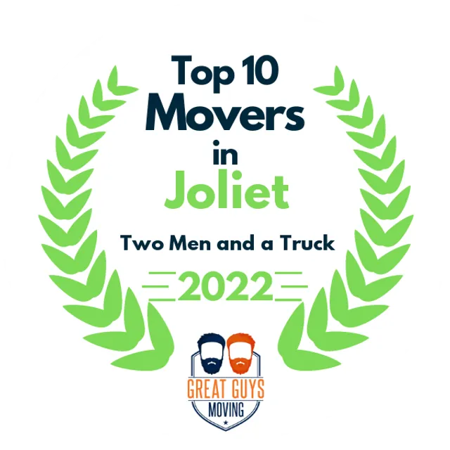 Top 10 Movers in Joliet, IL 2022 award