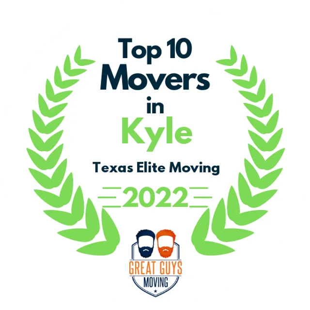 Top 10 Movers in Austin, TX 2022 award