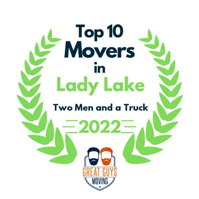 Top 10 Movers in Ocala, FL 2022 award