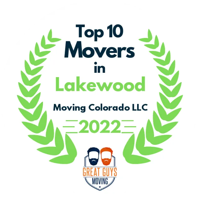 Top 10 Movers in Denver, CO 2022 award