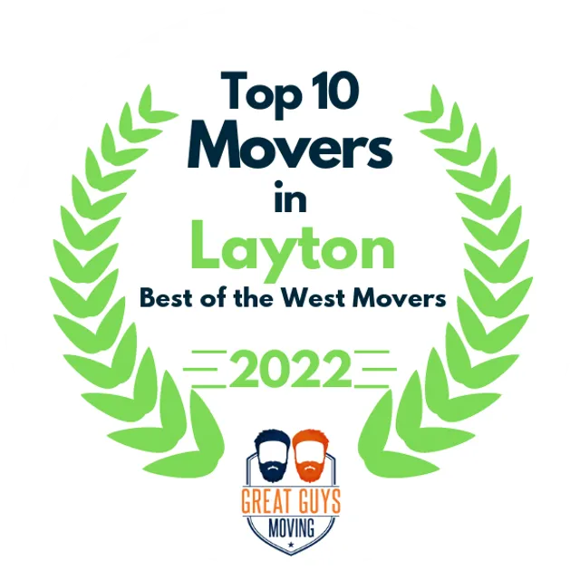 Top 10 Movers in Salt Lake City, UT 2022 award