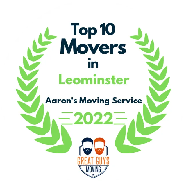 Top 10 Movers in Worcester, MA 2022 award