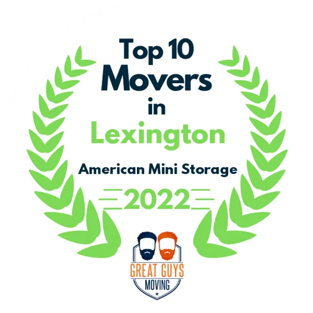 Top 10 Movers in Lexington, KY 2022 award