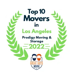 top 10 ranked movers in los angeles 2022 prodigy moving storage image