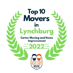 top 10 ranked movers in lynchburg 2022 carter moving and home improvement image