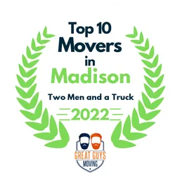 top 10 ranked movers in madison 2022 two men and a truck image