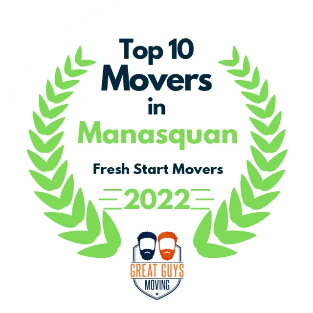 Top 10 Movers in Long Branch, NJ 2022 award