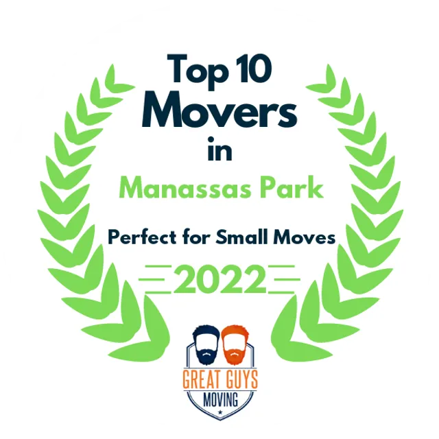 Top 10 Movers in Washington DC, DC 2022 award