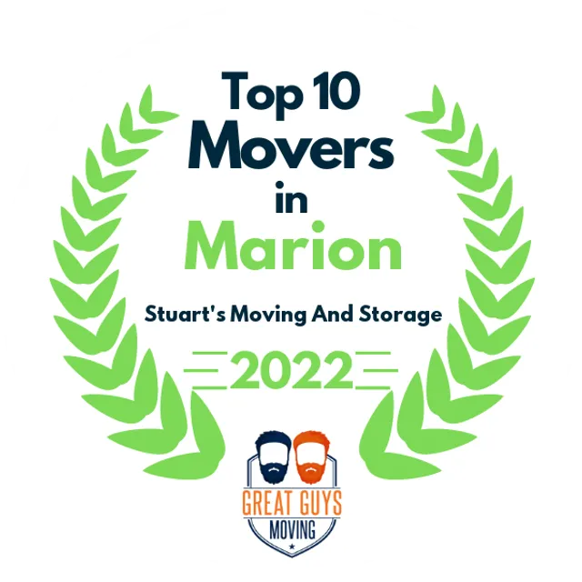 Top 10 Movers in Indianapolis, IN 2022 award