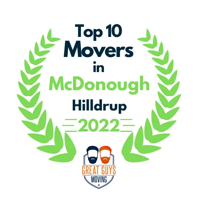 Top 10 Movers in Atlanta, GA 2022 award