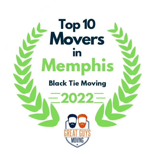 Top 10 Movers in Memphis, TN 2022 award