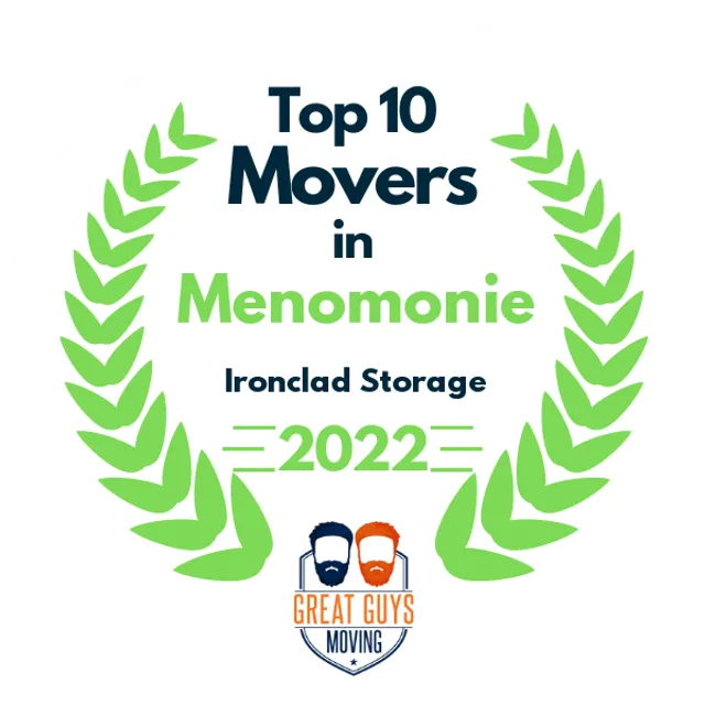 Top 10 Movers in Menomonie, WI 2022 award