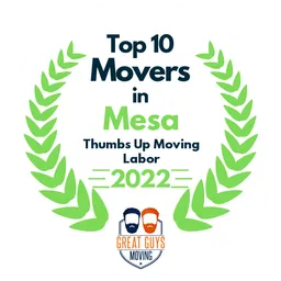 top 10 ranked movers in mesa 2022 arizona moving labor image