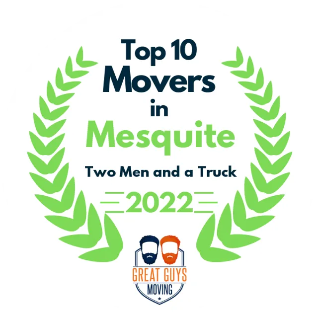 Top 10 Movers in Garland, TX 2022 award