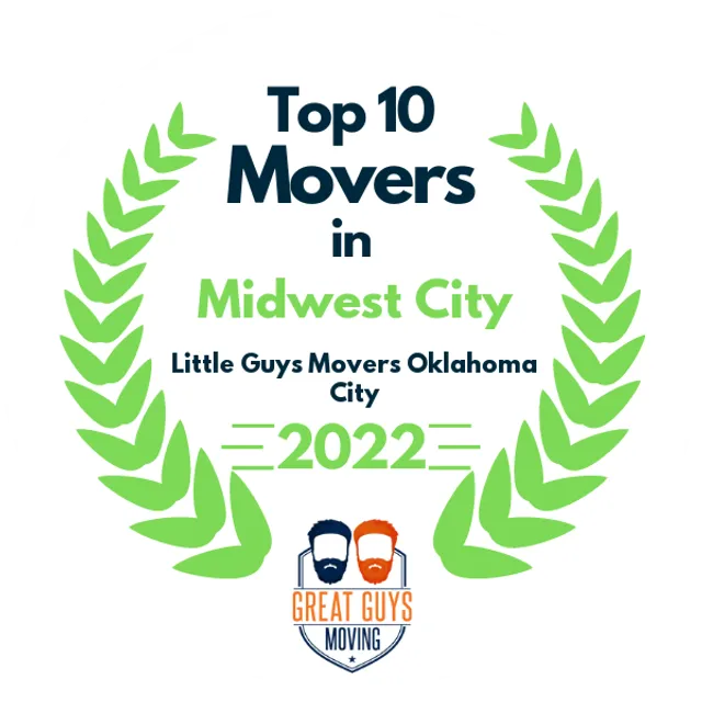 Top 10 Movers in Edmond, OK 2022 award