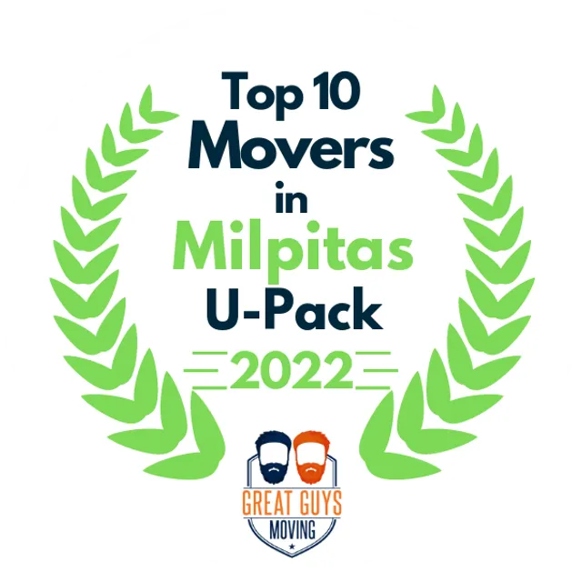 Top 10 Movers in San Jose, CA 2022 award