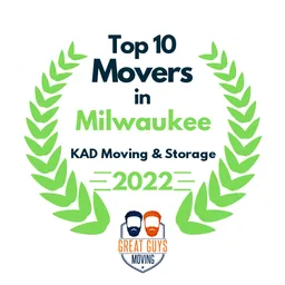 top 10 ranked movers in milwaukee 2022 kad moving storage image