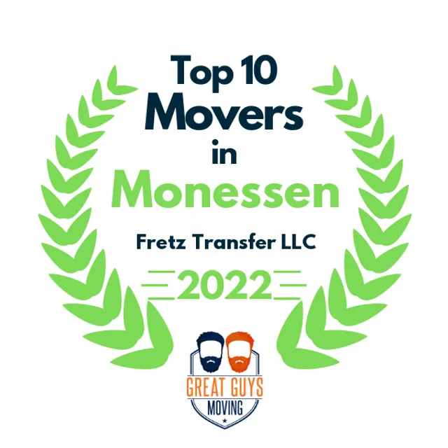 Top 10 Movers in Pittsburgh, PA 2022 award