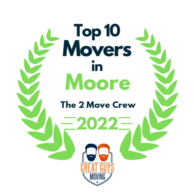 Top 10 Movers in Oklahoma City, OK 2022 award