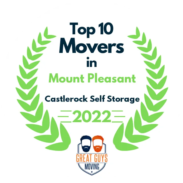 Top 10 Movers in Mount Pleasant, TX 2022 award