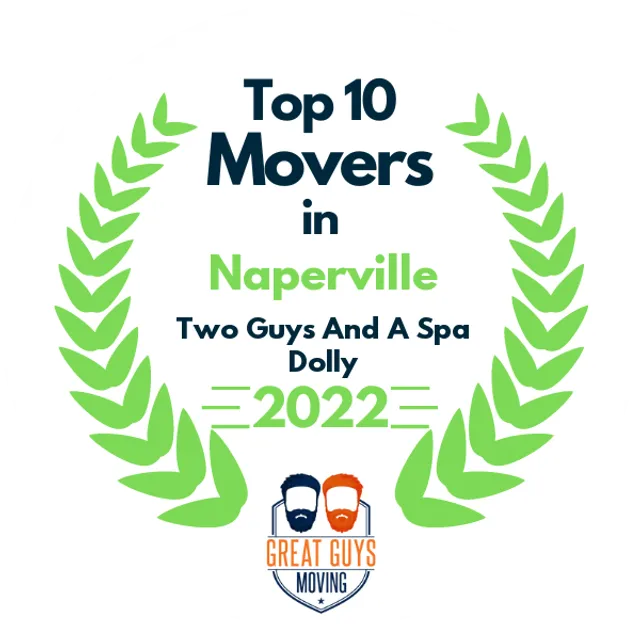 Top 10 Movers in Aurora, IL 2022 award