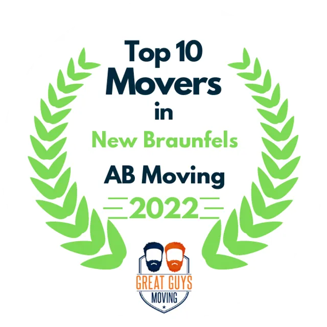 Top 10 Movers in San Antonio, TX 2022 award