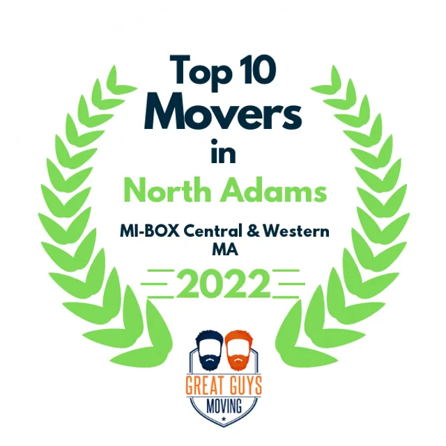 Top 10 Movers in Fitchburg, MA 2022 award