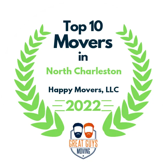 Top 10 Movers in Charleston, SC 2022 award