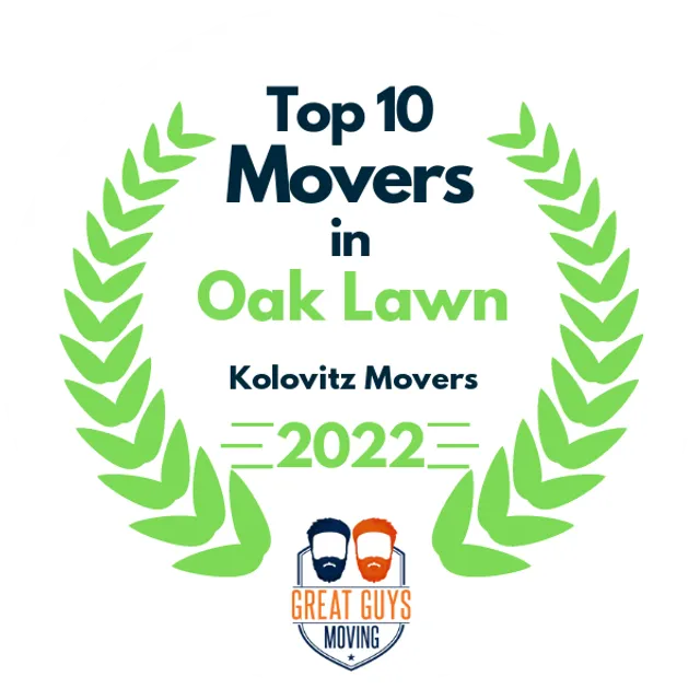 Top 10 Movers in Chicago, IL 2022 award