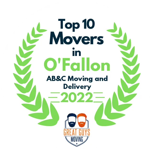 Top 10 Movers in Belleville, IL 2022 award