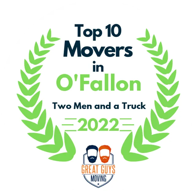 Top 10 Movers in O'Fallon, MO 2022 award