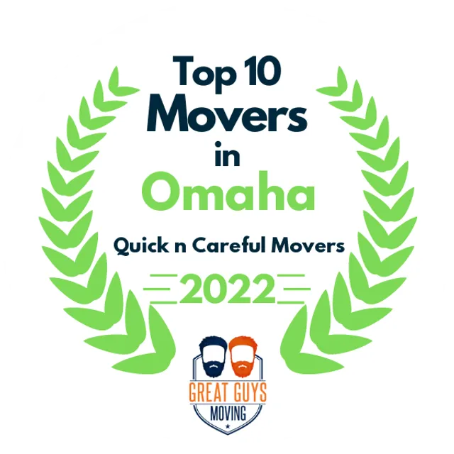 Top 10 Movers in Omaha, NE 2022 award