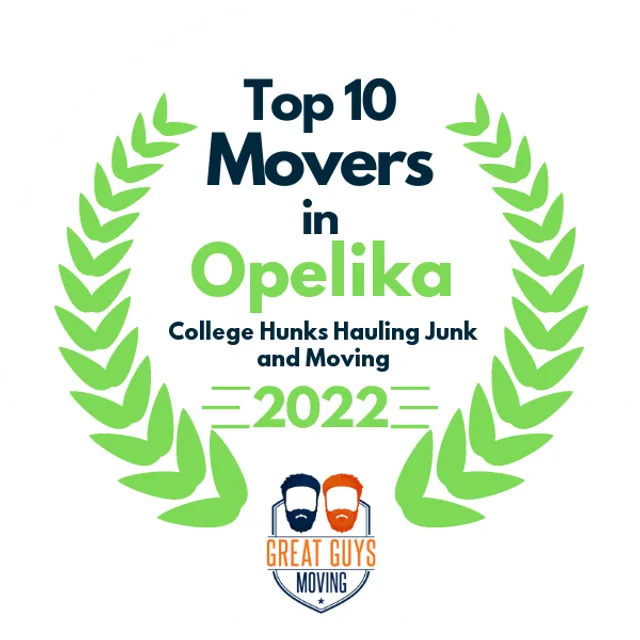 Top 10 Movers in Columbus, GA 2022 award