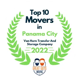 top 10 ranked movers in panama city 2022 van horn transfer and storage company image