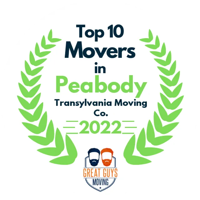 Top 10 Movers in Boston, MA 2022 award