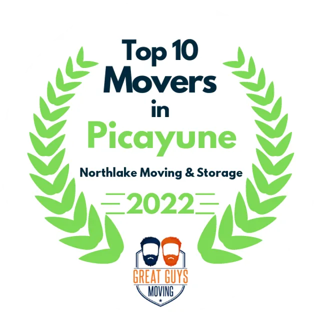 Top 10 Movers in New Orleans, LA 2022 award