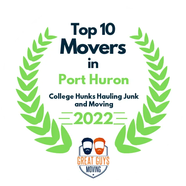 Top 10 Movers in Eastpointe, MI 2022 award