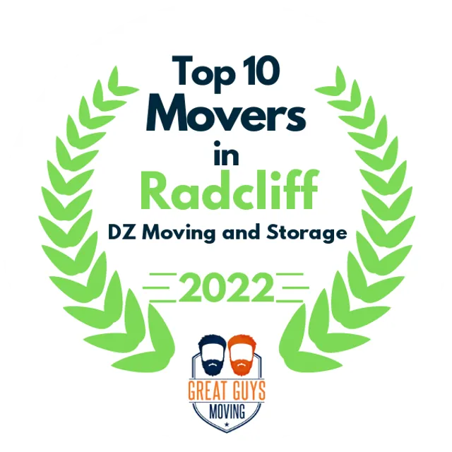 Top 10 Movers in Louisville, KY 2022 award