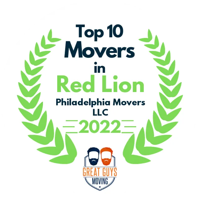 Top 10 Movers in Philadelphia, PA 2022 award