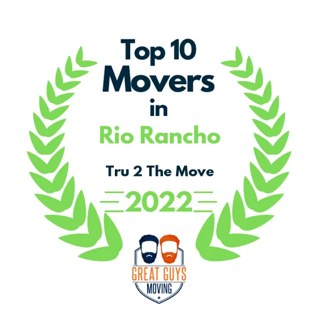 Top 10 Movers in Albuquerque, NM 2022 award