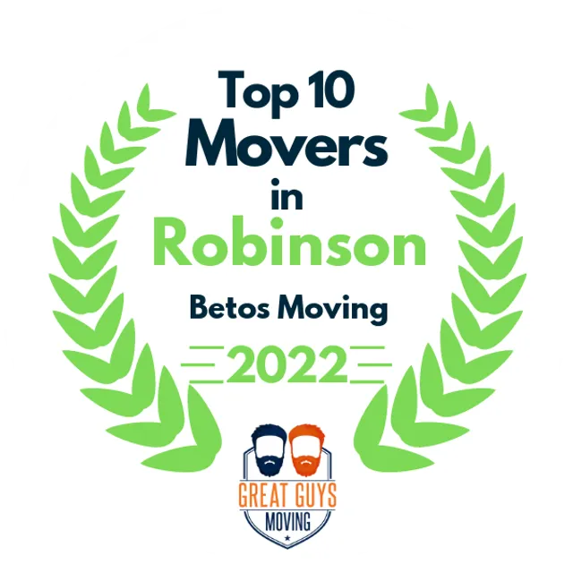 Top 10 Movers in Arlington, TX 2022 award