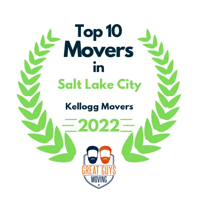 Top 10 Movers in Salt Lake City, UT 2022 award