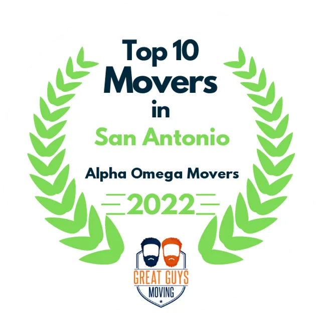 Top 10 Movers in San Antonio, TX 2022 award