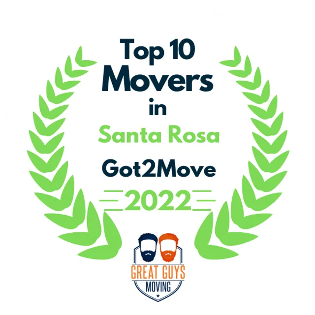 Top 10 Movers in San Jose, CA 2022 award