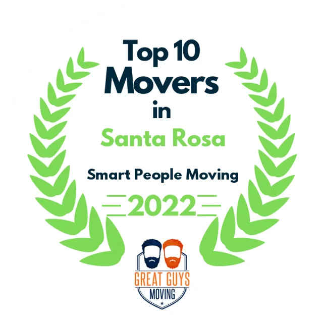 Top 10 Movers in San Francisco, CA 2022 award