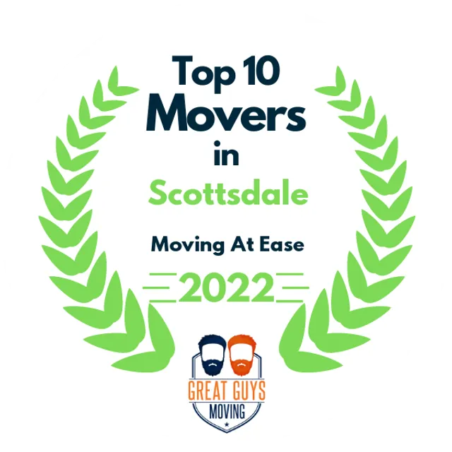 Top 10 Movers in Phoenix, AZ 2022 award