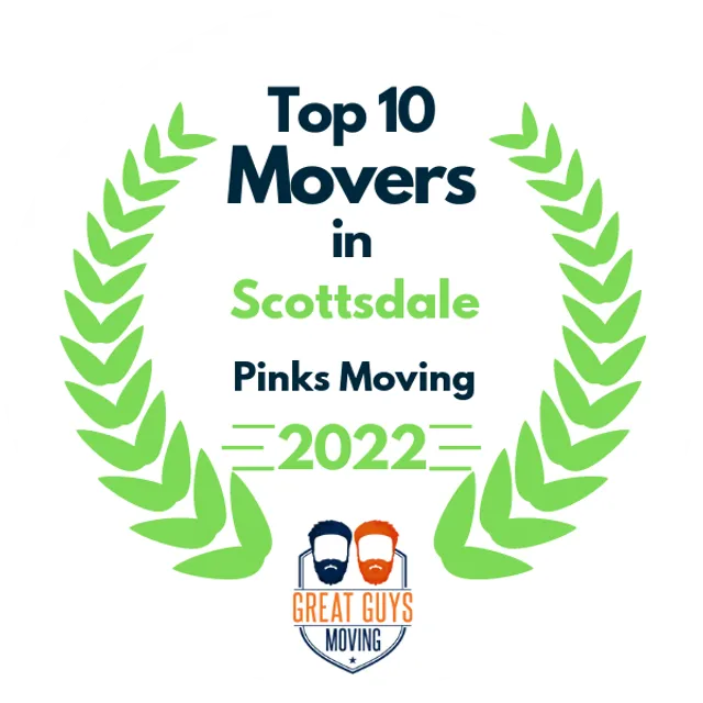 Top 10 Movers in Phoenix, AZ 2022 award