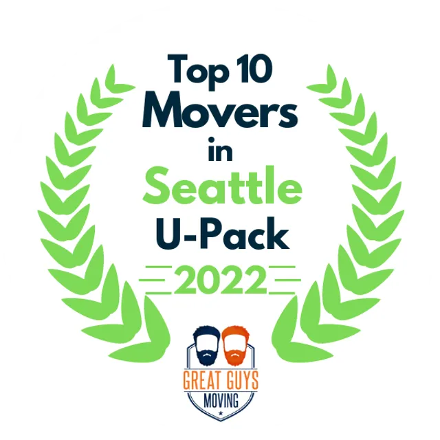 Top 10 Movers in Seattle, WA 2022 award