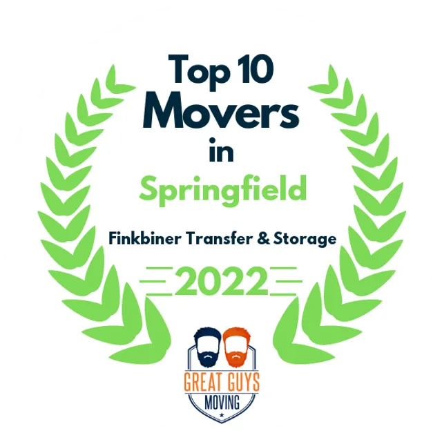 Top 10 Movers in Springfield, MO 2022 award