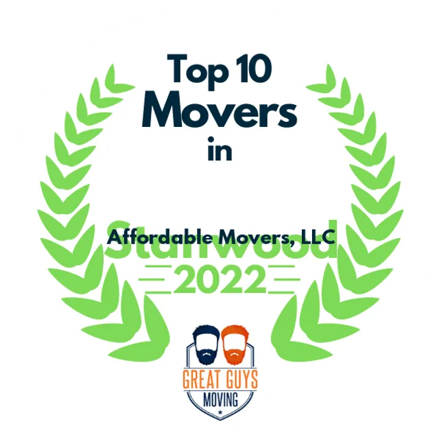 Top 10 Movers in Bellevue, WA 2022 award